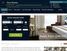 Tablet Screenshot of oryx-rotana-doha.hotel-rn.com