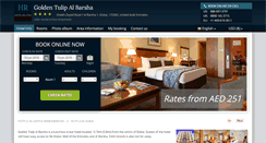 Desktop Screenshot of golden-tulip-al-barsha.hotel-rn.com