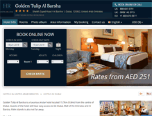 Tablet Screenshot of golden-tulip-al-barsha.hotel-rn.com
