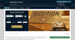 Desktop Screenshot of malmaison-oxford.hotel-rn.com