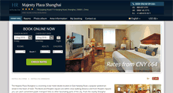 Desktop Screenshot of majesty-plaza-shanghai.hotel-rn.com