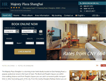 Tablet Screenshot of majesty-plaza-shanghai.hotel-rn.com