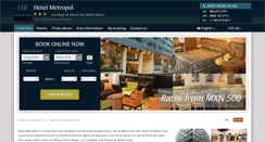 Desktop Screenshot of metropol-mexico.hotel-rn.com