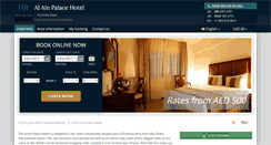Desktop Screenshot of al-ain-palace.hotel-rn.com