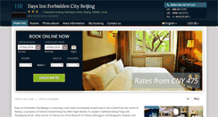 Desktop Screenshot of days-inn-forbiddencity.hotel-rn.com