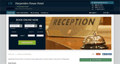 Desktop Screenshot of harpenden-house.hotel-rn.com