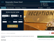 Tablet Screenshot of harpenden-house.hotel-rn.com