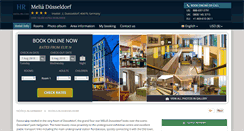 Desktop Screenshot of melia-dusseldorf.hotel-rn.com