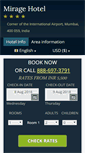 Mobile Screenshot of mirage-mumbai.hotel-rn.com