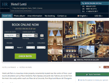 Tablet Screenshot of lotti-paris.hotel-rn.com