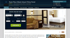 Desktop Screenshot of hyatt-place-miami.hotel-rn.com