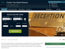 Tablet Screenshot of centro-yas-island.hotel-rn.com