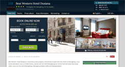 Desktop Screenshot of best-western-duxiana.hotel-rn.com