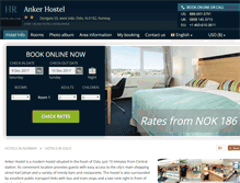 Tablet Screenshot of anker-hostel-oslo.hotel-rn.com