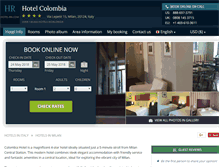 Tablet Screenshot of colombia-milano.hotel-rn.com
