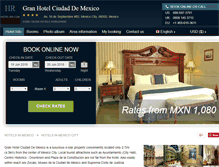 Tablet Screenshot of gran-ciudad-de-mexico.hotel-rn.com