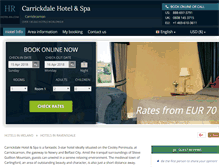Tablet Screenshot of carrickdale-spa.hotel-rn.com