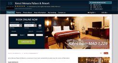 Desktop Screenshot of kenzi-menara-palace.hotel-rn.com