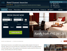Tablet Screenshot of guarani-esplendor.hotel-rn.com