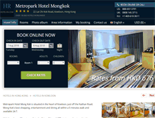 Tablet Screenshot of metropark-mongkok.hotel-rn.com