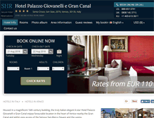 Tablet Screenshot of palazzo-giovanelli.hotel-rn.com