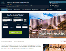 Tablet Screenshot of harbourplazametropolis.hotel-rn.com